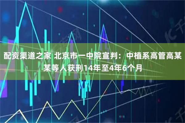 配资渠道之家 北京市一中院宣判：中植系高管高某某等人获刑14年至4年6个月
